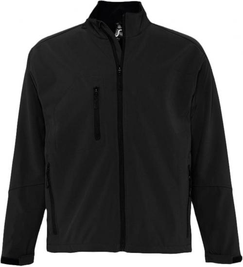Куртка мужская на молнии Relax 340 черная, размер XL