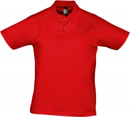 Рубашка поло мужская Prescott men 170 красная, размер M