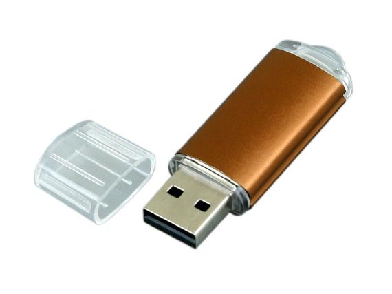 USB 2.0- флешка на 16 Гб с прозрачным колпачком