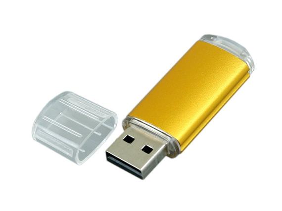 USB 2.0- флешка на 32 Гб с прозрачным колпачком