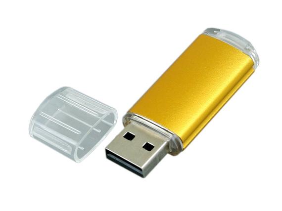 USB 2.0- флешка на 64 Гб с прозрачным колпачком