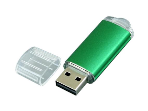 USB 2.0- флешка на 4 Гб с прозрачным колпачком