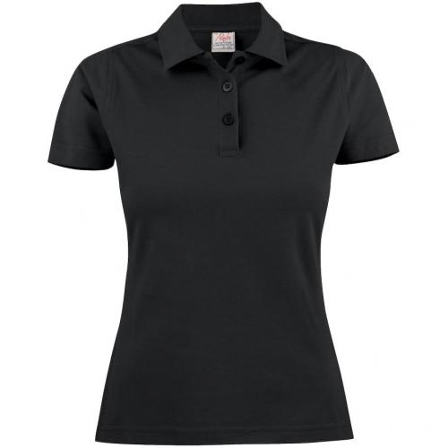 Рубашка поло женская Surf Lady черная, размер XL