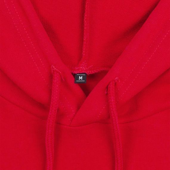 Толстовка с капюшоном женская Hoodie, красная, размер 3XL