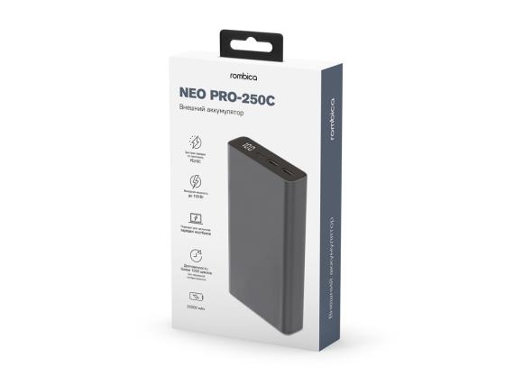 Внешний аккумулятор для ноутбуков «NEO PRO-250C», 25000 mAh