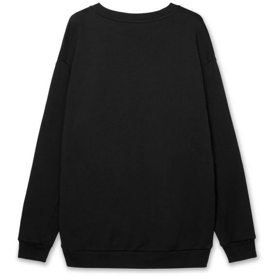 Свитшот оверсайз унисекс Omnifit, черный, размер XS/S