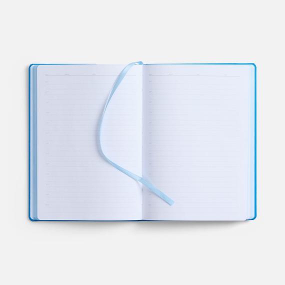 Ежедневник Peel, недатированный, голубой