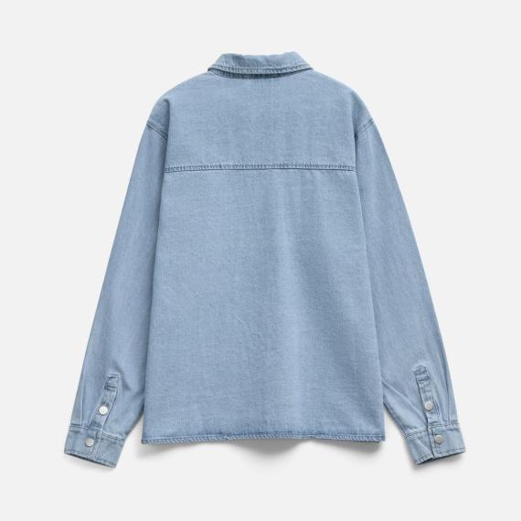 Куртка джинсовая O3, голубая, размер 3XL/4XL