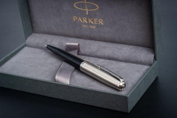 Ручка шариковая Parker 51 Black CT, черная