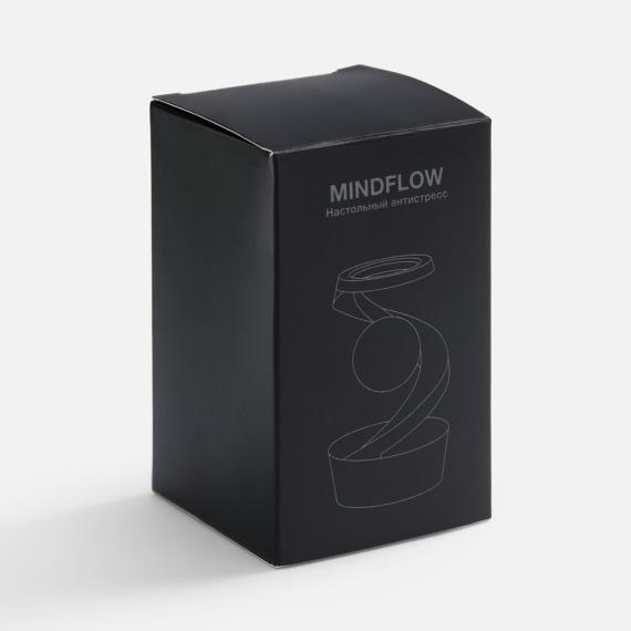 Настольный антистресс Mindflow, черный с серебристым