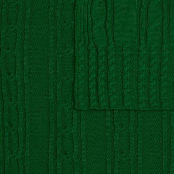 Плед Remitti, глубокий зеленый