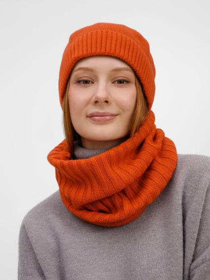 Шапка ComFleece, темно-оранжевая (кирпичная)