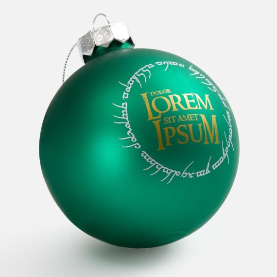 Елочный шар Finery Matt, 8 см, матовый зеленый