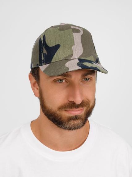 Бейсболка Buffalo зеленый камуфляж