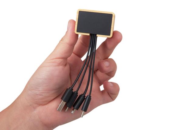 Кабель 3-в-1 с подсветкой лого «Reedia S6»