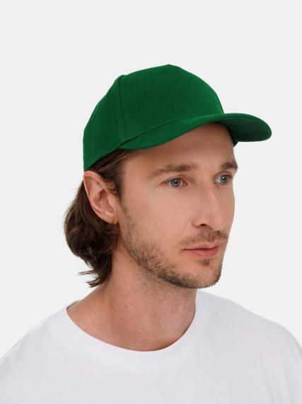 Бейсболка Long Beach, темно-зеленая