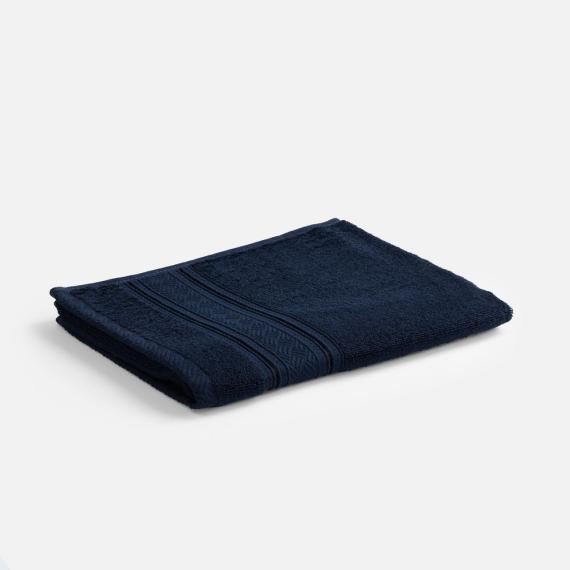 Полотенце махровое Terrychic, среднее, темно-синее