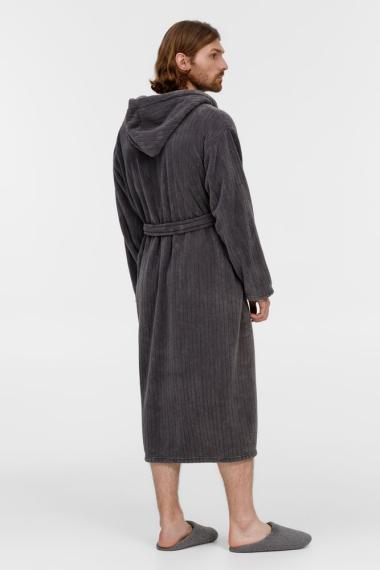Халат флисовый Magic Mantle, темно-серый, размер M/L