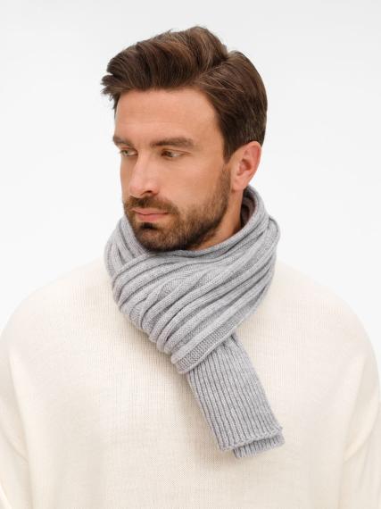 Шарф Bellish, светло-серый меланж