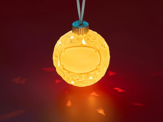 Шар новогодний с подсветкой