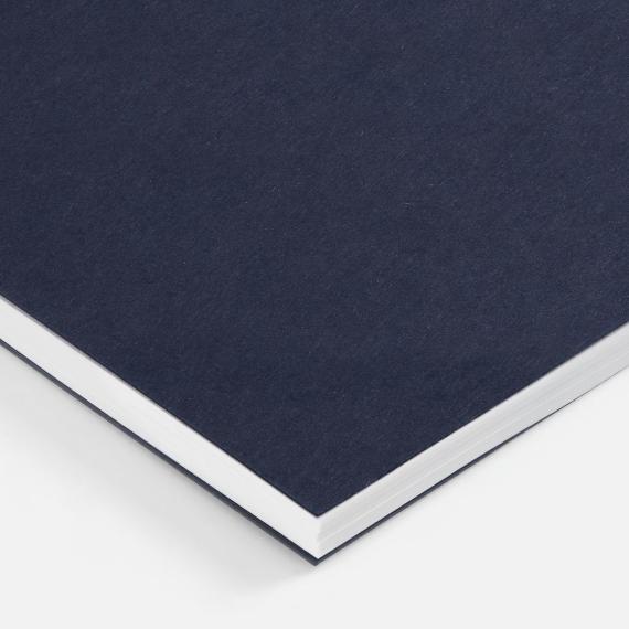 Блокнот Salvador в клетку, темно-синий