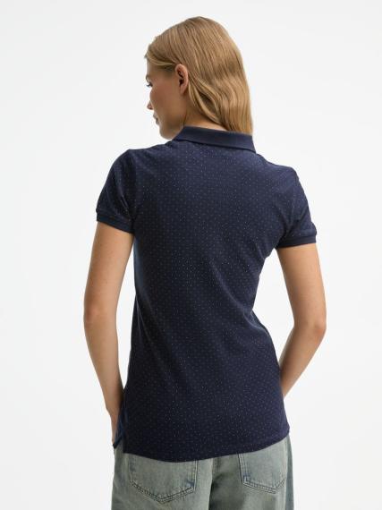 Рубашка поло женская Brandy Women темно-синий с белым, размер M