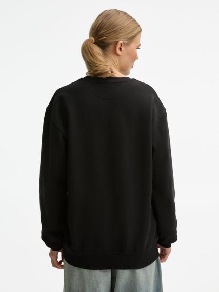 Свитшот унисекс Columbia, черный, размер XXL