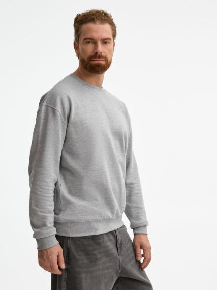 Свитшот унисекс Columbia, серый меланж, размер M