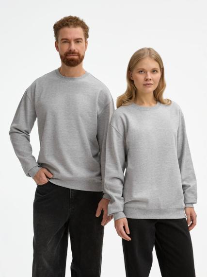 Свитшот унисекс Columbia, серый меланж, размер M