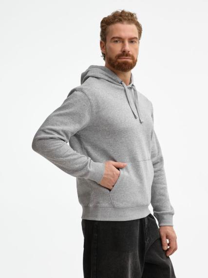 Толстовка унисекс Spencer серый меланж, размер M