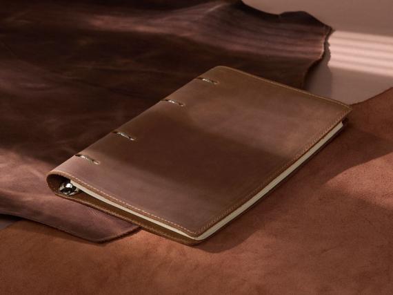 Ежедневник inStream, недатированный, коричневый