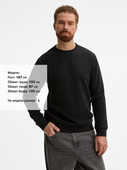 Толстовка унисекс Sully черная, размер XL