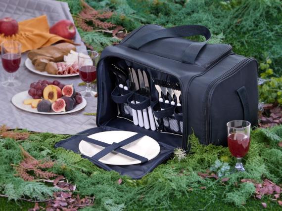 Набор для пикника Campello на 4 персоны, темно-синий