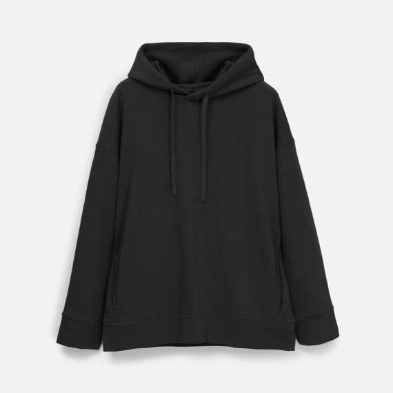 Худи унисекс H2, черное, размер M/L