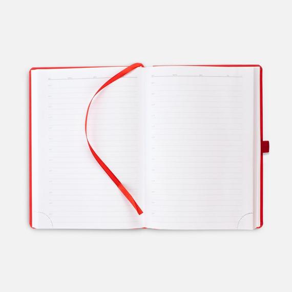 Ежедневник Favor Gold, недатированный, красный