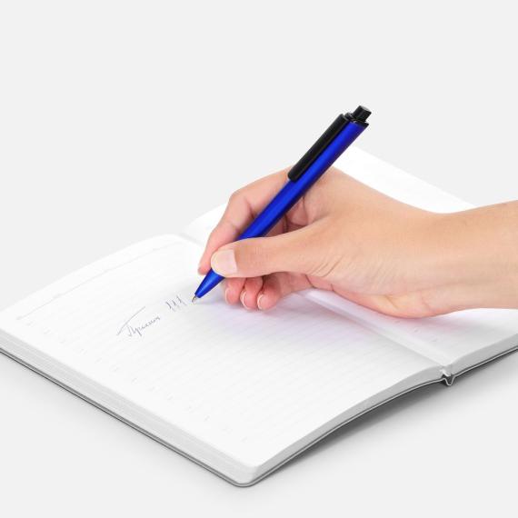 Ручка шариковая Informa, металлик, синяя