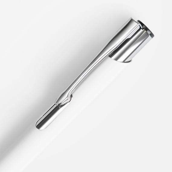 Ручка шариковая Keskus Soft Touch, белая