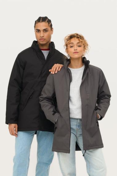 Куртка на стеганой подкладке Robyn темно-серая, размер 3XL