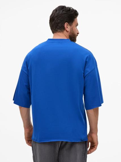Футболка унисекс T1, синяя, размер XL/XXL