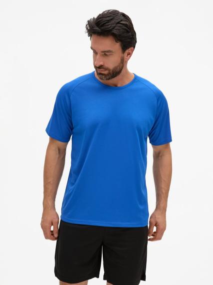 Футболка унисекс Sporty 140 ярко-синяя, размер XXL