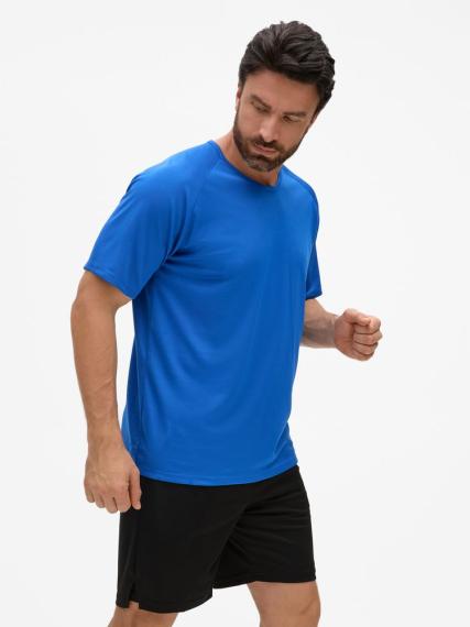 Футболка унисекс Sporty 140 ярко-синяя, размер XXL