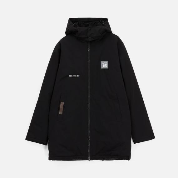 Куртка-парка унисекс Sfera, черная, размер 4XL