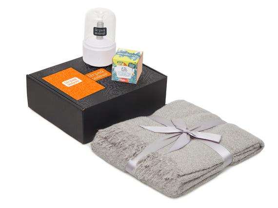 Подарочный набор «Re:y. Grow» с пледом, увлажнителем и набором для выращивания