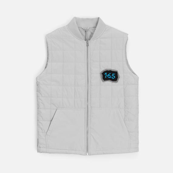 Жилет унисекс Warmbridge, светло-серый, размер S