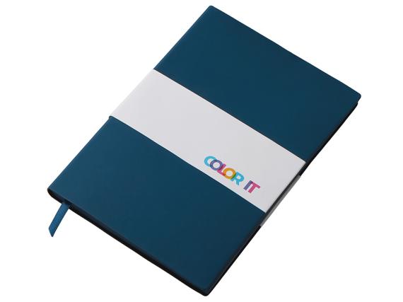 Блокнот в гибкой обложке А5 «C1» софт-тач