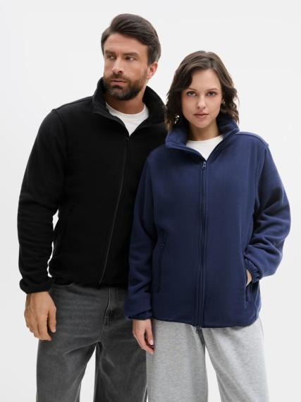 Куртка флисовая унисекс Ben Mac, темно-синяя, размер XXL