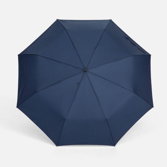 Зонт складной Fiber, темно-синий