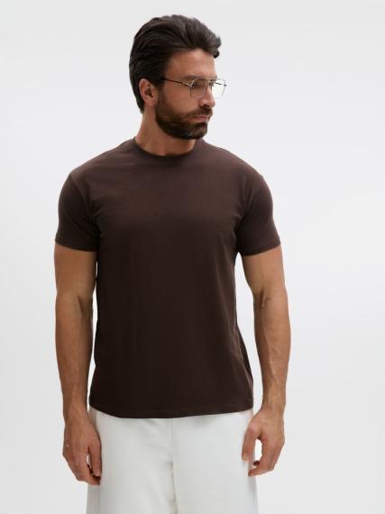 Футболка Regent 150 темно-коричневая (шоколад), размер XXL