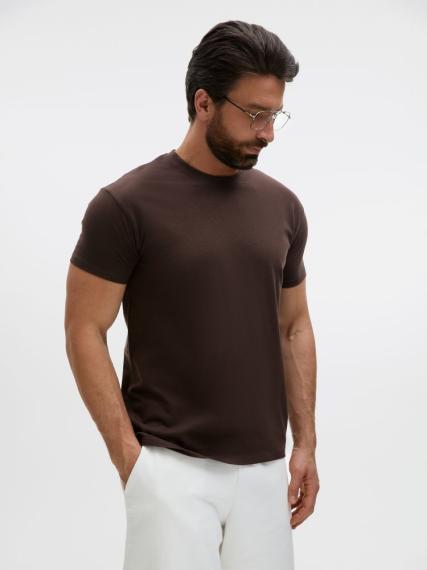Футболка Regent 150 темно-коричневая (шоколад), размер XXL