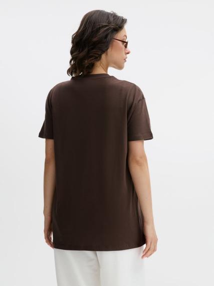 Футболка Regent 150 темно-коричневая (шоколад), размер XXL